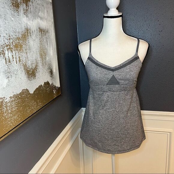 Lululemon Just Breathe Heathered Slate Tank Top - Picture 5 of 13